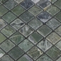 Preview: Mosaik, Marmor, Teos Green, getrommelt, 2,3 x 2,3 x 1,0 cm