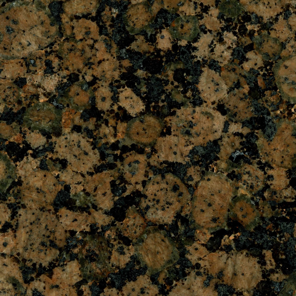 Muster, Granit, Baltic Brown, poliert